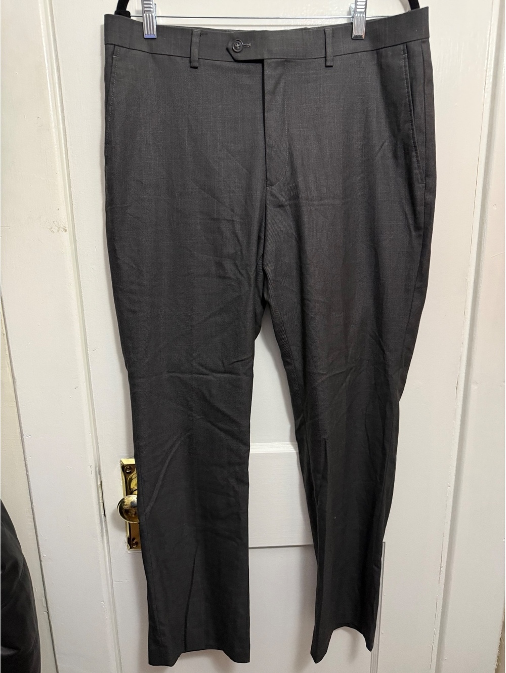 APT. 9 Premier Flex Slim Fit Men's Dress Pants Size 32x30 Charcoal Gray